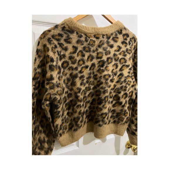 H&M leopard knit sweater - Picture 3 of 4